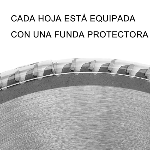 8-1/4 Inch Circular Saw Blade, 60-Tooth Carbide-Tipped Ultra-Fine Finish Professional Woodworking Blade for Smooth Cuts Compatible with Miter & Table Saws