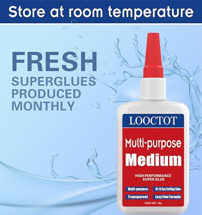 60g Medium CA Glue Premium Glue for Wood,Metal,Model Kit,Home Repair,DIY - style: CA-medium