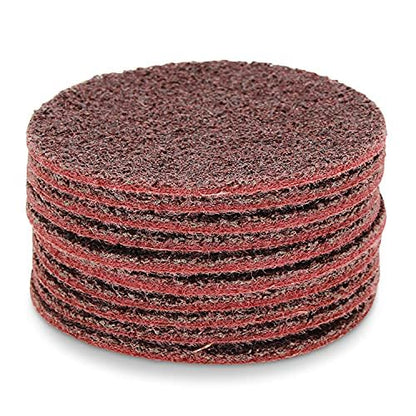 BHA 5" Hook & Loop Surface Conditioning Discs, Red (Medium) - 10 Pack - size: Red (Medium)