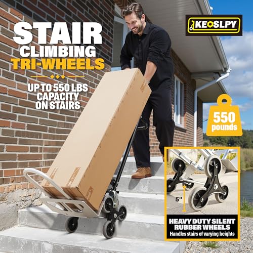 3 in 1 Industrial Convertible Hand Truck Dolly 1000 LBS Capacity