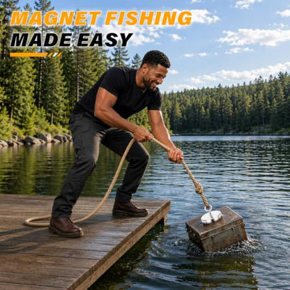 FINDMAG 350 LBS Fishing Magnet, 2 Inch Strong Neodymium Magnet - size: 2.00 inches (50mm)
