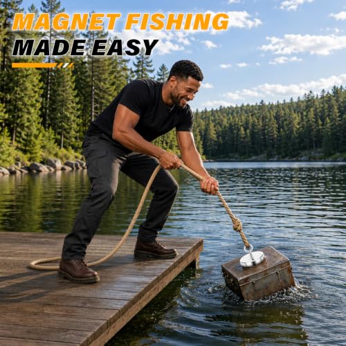 FINDMAG 150 LBS Fishing Magnet, 1.42 Inch Neodymium Pickup Magnet - size: 1.42 inches (36mm)