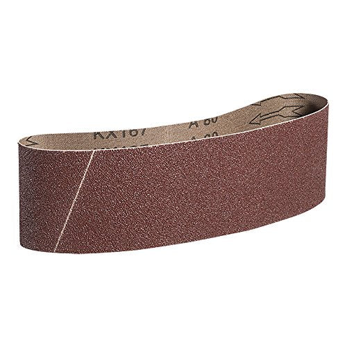 Mercer Industries 107080-3" x 24" Aluminum Oxide Sanding Belts, 80 Grit (10 Pack) - size: 3 x 24, style: 80 Grit