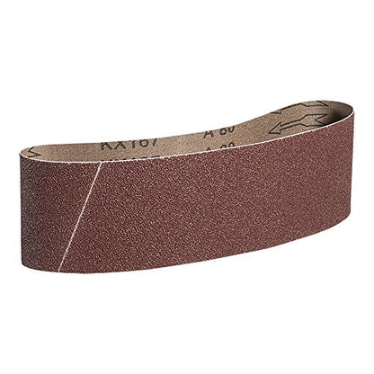 Mercer Industries 107080-3" x 24" Aluminum Oxide Sanding Belts, 80 Grit (10 Pack) - size: 3 x 24, style: 80 Grit