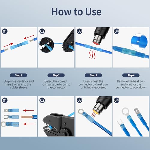 320Pcs Heat Shrink Wire Connectors Kit