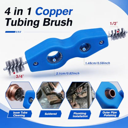 WISSCOOL Tube Cutter Set, 1/8"-2" OD Pipe Cutter Kit 6 in 1 - color: Blue, size: 6 in 1 Set