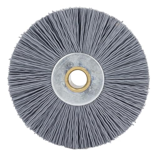 Key Machine Deburring Brush, 3.1in Nylon Burr Removal Cleaning Tool for Bravo Special for Rekord 80x15x10mm Stainless Steel Wire Wheel Brush