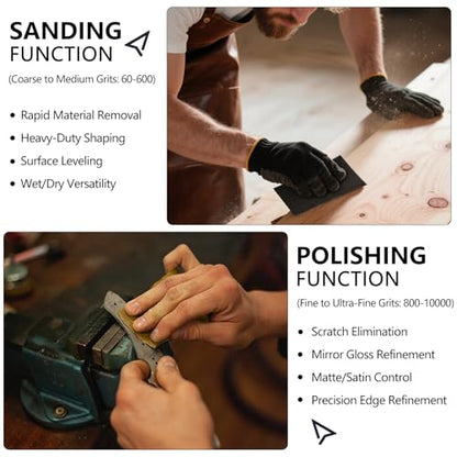 18-Sheet 9 x 11 Inch Sandpaper Assortment, Wet Dry Sand Paper - size: 9 x 11 Inch, style: Mix Grit-18sheets