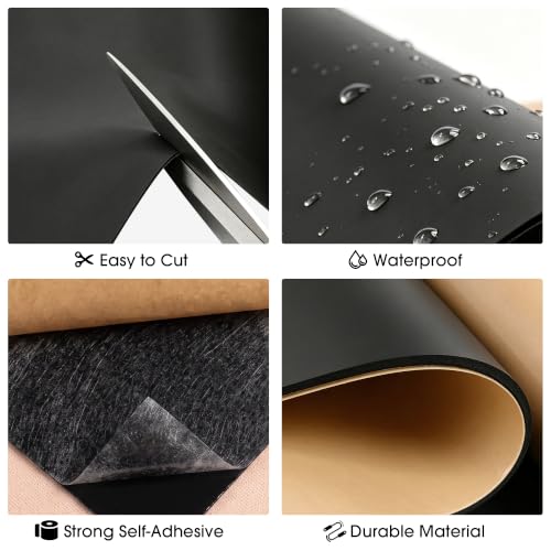 Foam Padding Sheets with Adhesive Foam Insulation Neoprene Sheets Closed Cell Insulation Neoprene Rubber Roll for Gaskets Liner Crafts DIY Projects 6mm Thickx 16" Widex 36" Long - size: 6mm Thickx 16" Widex 36" Long