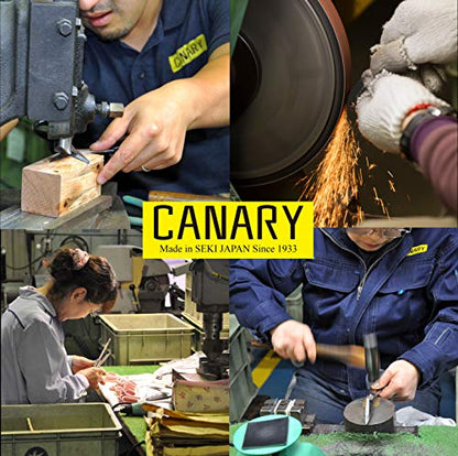 CANARY Cardboard Cutter with Non-Stick Coated Blade - 7.5" Box Cutter Utility Knife for Breaking Down Boxes & Opening Packages - Made in Japan, Yellow - size: 1 pc