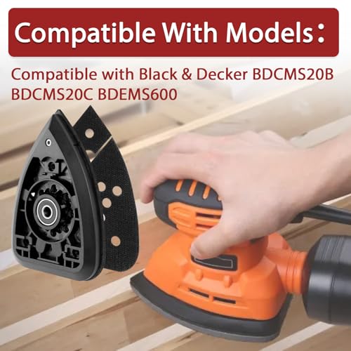 90604245 For Black & Decker Mouse Sander Pads Replacement Platen Assembly