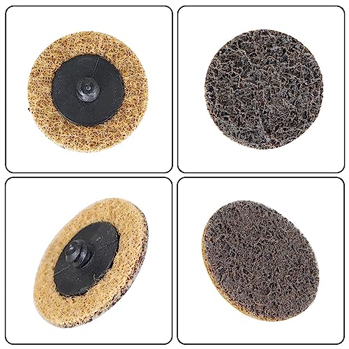 50 Pcs 2Inch Brown Quick Change Surface Prep Conditioning Discs