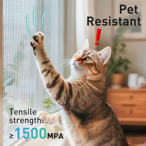 304 Stainless Steel Mesh Window Screen Roll,35IN x 10FT - color: Black, size: 35IN x 10FT