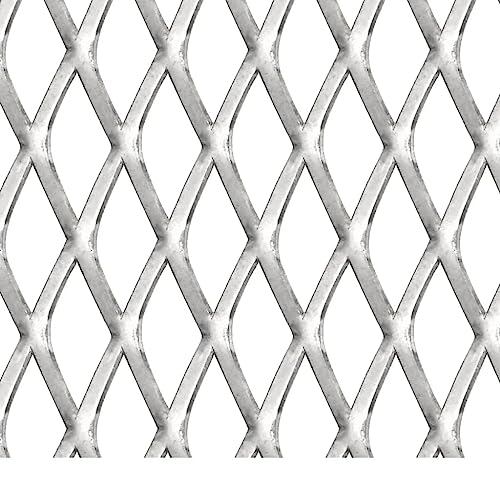 vidaXL Garden Wire Fence Stainless Steel 39.4"x33.5" 1.8"x0.8"x0.2 - size: 39.4" x 33.5"