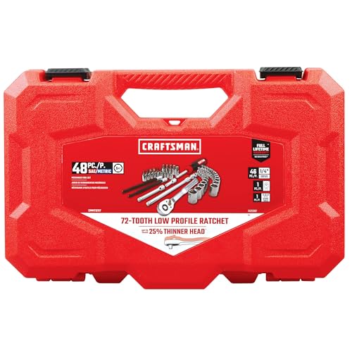 CRAFTSMAN 48Pc 1/4-in. Drive Mechanics Tool Set (CMMT12117) - size: STANDARD, style: NEW 48 Piece Set