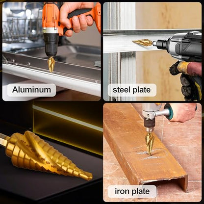 DWA1786IR StepBit Impact Ready Step Drill Bit for Metal