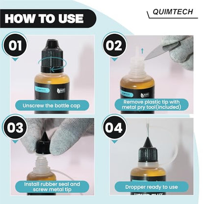 Liquid Solder Flux Dropper (30 ml/1 Oz.) I RMA Liquid Solder Flux I Soldering Flux I Electrical Solder I No Clean Liquid Flux I Rosin Flux I Soldering Flux for Electronics I Lead Free Liquid Solder I