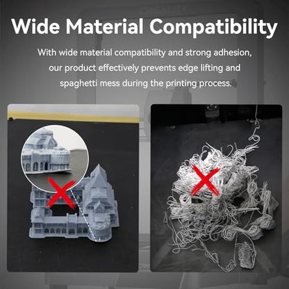 Official Creality K1 Max Build Plate 315x310mm Double Sided Epoxy Resin Coating Spring Steel Magnetic K1 Max Bed Plate 3D Printer Build Plate for K1 Max & Ender 3 V3 Plus (No Magnetic Sheet) - style: K1 Max Double Side EP Plate