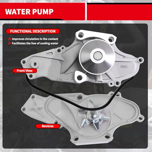 Timing Belt Kit with Water Pump Replacement for: TKH-002 - size: 2008-2018 MDX
