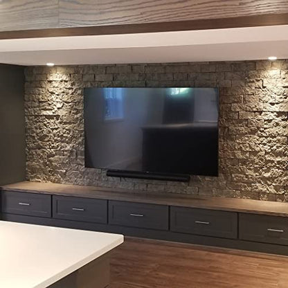 Evolve Stone National True MA Non-Rated Flat Stone Veneer (14.25 sq. ft.) - color: Morning Aspen