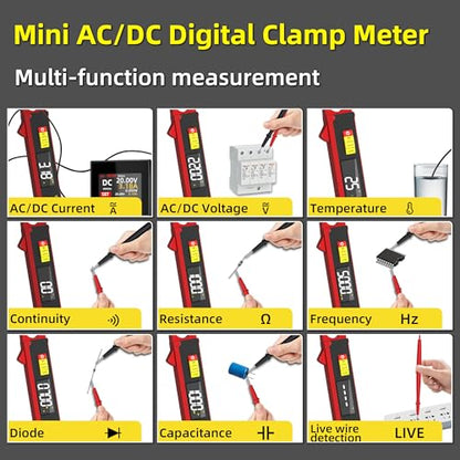 BSIDE UX2 Digital Clamp Meter 200A AC/DC Current clamp