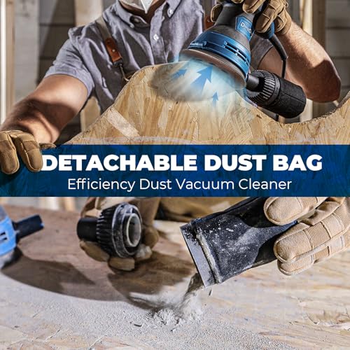 Dong Cheng 5-Inch Random Orbital Sander, 2.5 Amp 12000 OPM