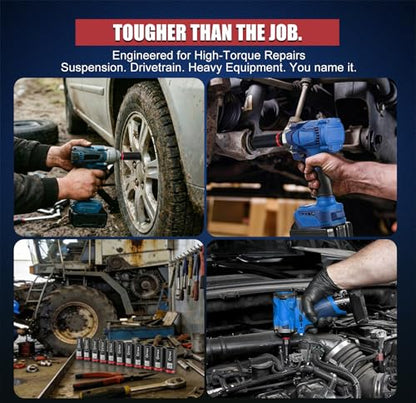 11PCS 1/2 Inch Drive Impact Deep Socket Set Metric 10-24mm, 6-Point, CR-MO - size: 11PCS Metric