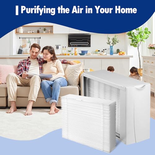 2-Pack 201 Replacement Furnace Filter Compatible with Aprilaire Space-Gard 2200,2250 Whole-House Air Purifier and X0445,MERV-10, 20x25x6 Air Filter - size: 2 Pack
