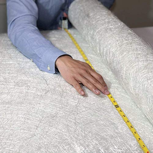 Fiberglass Chopped Strand Cloth (1.5 oz, 50 Inch x 10 Yard) - size: 50 Inch x 10 Yard
