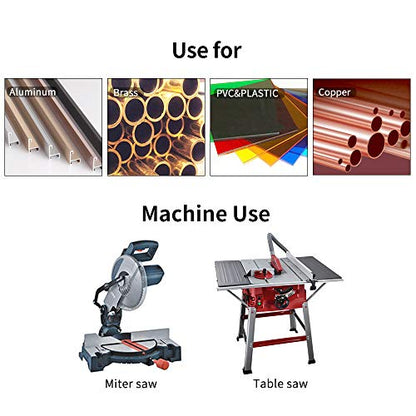 14-Inch 100 Tooth TCG for Aluminum and Non Ferrous Metals Cutting Saw Blade with 1-Inch Arbor - size: 14" 100T