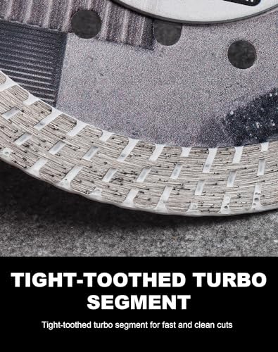 Casaverde Diamond Tile Blade 9" Super Thin Turbo for Hard Tile, Ceramic, Marble, Granite, Porcelain - size: 9 inch