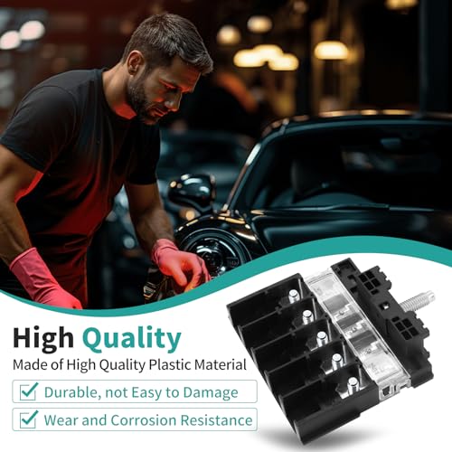 Main Fuse Block for Dodge Durango 2011-2025 J-eep Grand Cherokee 2011-2021 Grand Cherokee WK 2022 12V Power Distribution Module Box 68089468AA FH65 956601