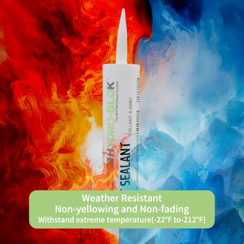 HYDRO-BLOK Construction Joint Sealant, 10 oz 2-Pack, Low VOC Polyurethane, Waterproof & Weather-Resistant Elastomeric Caulk for Indoor/Outdoor Repairs - style: 10 oz - 2 Pack
