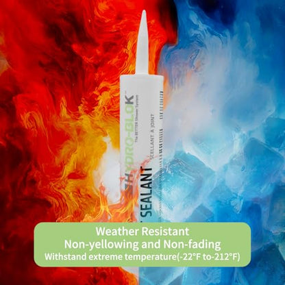 HYDRO-BLOK Construction Joint Sealant, 10 oz 2-Pack, Low VOC Polyurethane, Waterproof & Weather-Resistant Elastomeric Caulk for Indoor/Outdoor Repairs - style: 10 oz - 2 Pack