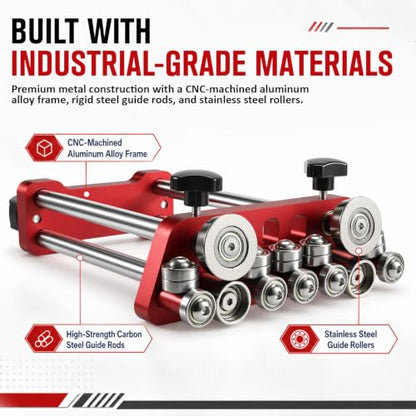 Sheet Metal Roller, 2-Station Metal Bender for Roofing and Fabrication