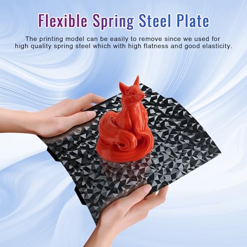 IdeaFormer 3D PEO PET Build Plate - Bambu Lab A1 Mini, Carbon Fiber PET Double Sided Textured Plate, 184x184mm - color: Smooth PEO+Smooth PET