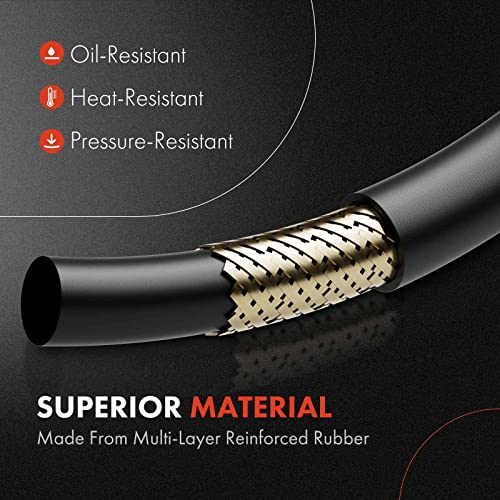 A-Premium Power Steering Return Hose Line Assembly Compatible with Ford