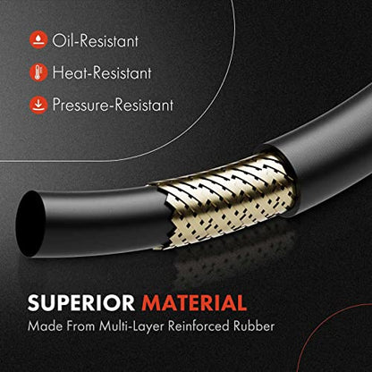 A-Premium Power Steering Return Hose Line Assembly Compatible with Ford