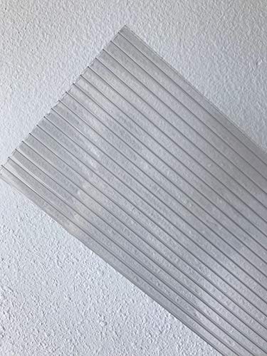 (Pack of 10 Sheets) 35'' x 48'' x 8 mm (0.32") Polycarbonate Clear TWINWALL Sheet Cold-Flexible, Strong Impact and Shatterproof - All-Weather Outdoor Garden/Billion RESOURCESS/