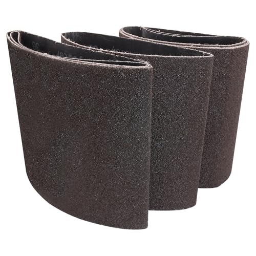 8 x 19 Inch Floor Sanding Belts, 36 Grit, 6 Pack - color: 36 Grit