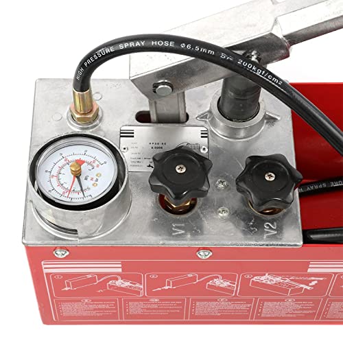 IRONWALLS Hydraulic Manual Water Pressure Compression Test Pump Water Pipe Leakage Pressure Tester 3 Gallon Tank - size: 3 Gallon Tank