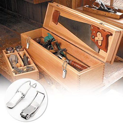Spring Loaded Hasp Toggle Latch, 85mm (3.34 inch), 4 Pcs