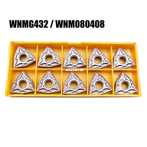 30PCS CNMG 432 + WNMG 432 + TNMG 332 Indexable Solid Carbide Turning Insert Cutting Blade, CNC Lathe Indexable Turning Insert Blade for Roughing of Stainless Steel and Cast Iron - size: CNMG432+WNMG432+TNMG332