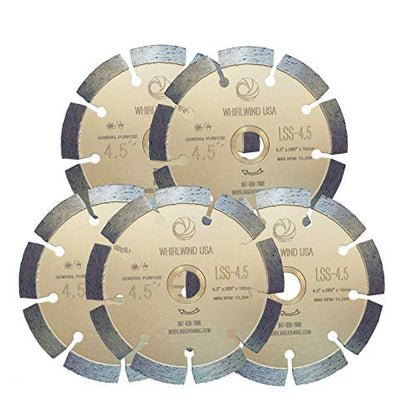 4.5 Inch Diamond Saw Blade for Concrete Stone Brick Masonry - size: 4.5" LSS