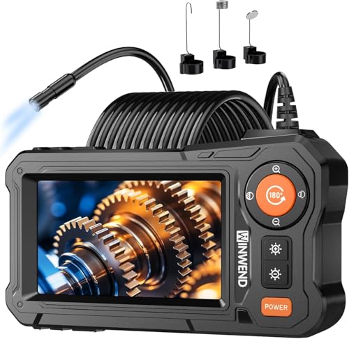 Endoscope Camera with Light for Mechanic Automotive HVAC Wall Inspection
