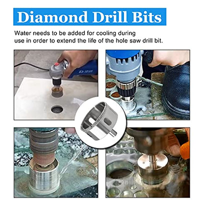 Luomorgo 60mm/2 3/8 inch Diamond Hole Saw - size: 1Pcs, 60mm / 2 3/8 inch