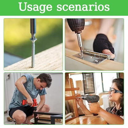 M2 Screw Kit, Wood Screws Assortment Kit, 1600Pcs Screws 4/5/6/8/10/12/14/16/20mm Phillips Flat Head Self Tapping Electronic Accessories Screw Multifunctional DIY Micro Woodworking Screws Set - size: M2-1600Pcs