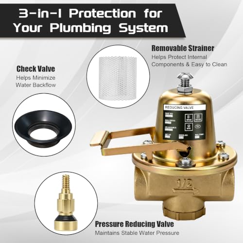 110192 FB-38 1/2" Pressure Reducing Valve For Residential Heating Systems