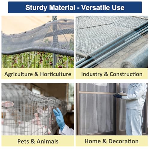 304 Stainless Steel Window Security Screen Mesh Roll, 39.4in x 98ft