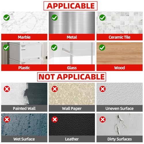 Pre-Cut Double Sided Tape Heavy Duty 2''x2'' - 36Pcs, No Residue